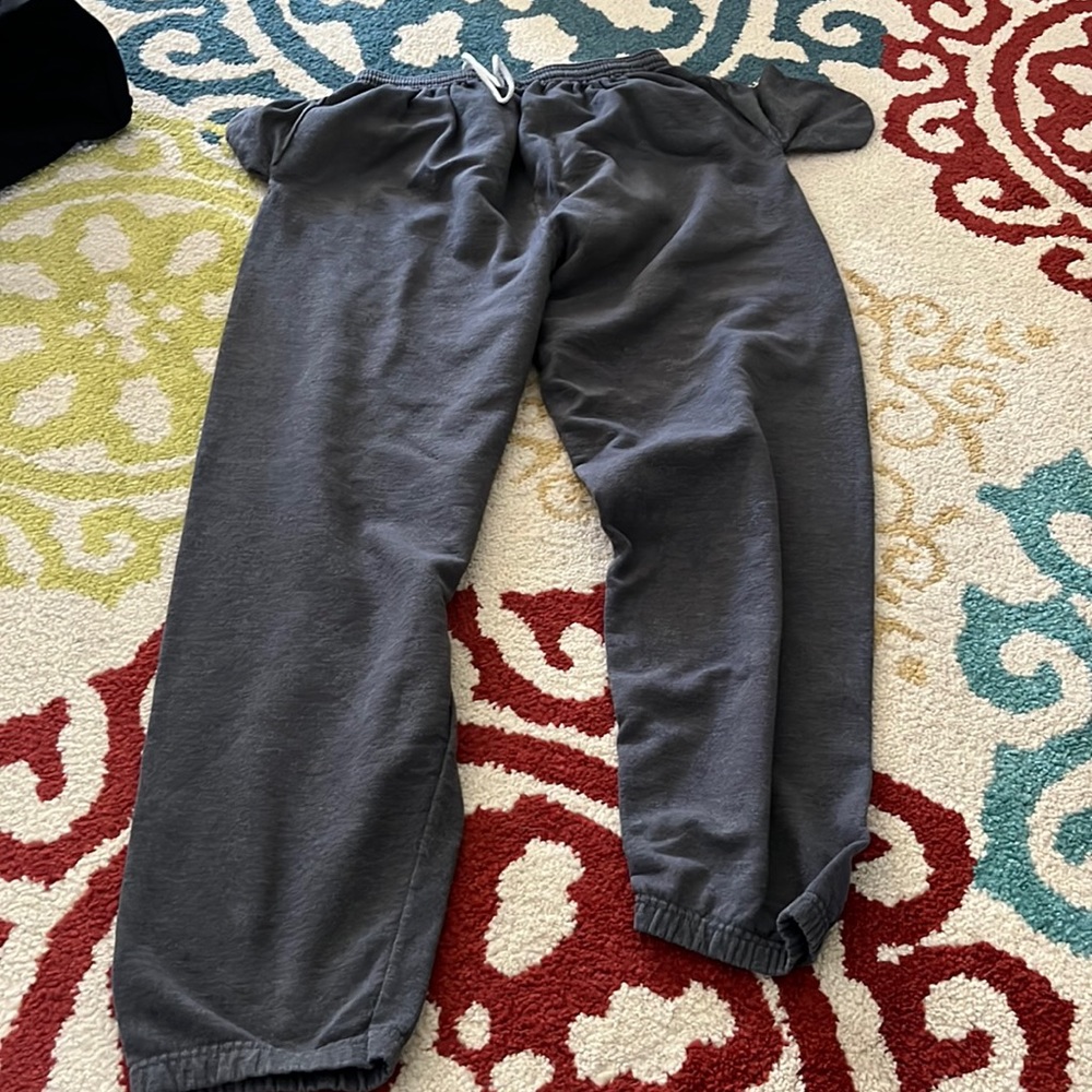 Grey sweatpants